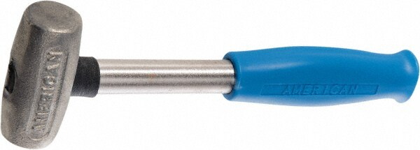 Non-Marring Hammer: 24 oz, 1-3/4" Face Dia, Aluminum Head