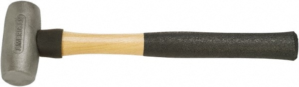 American Hammer - Non-Marring Hammer: 4 Lb, 1-5/8" Face Dia, Zinc
