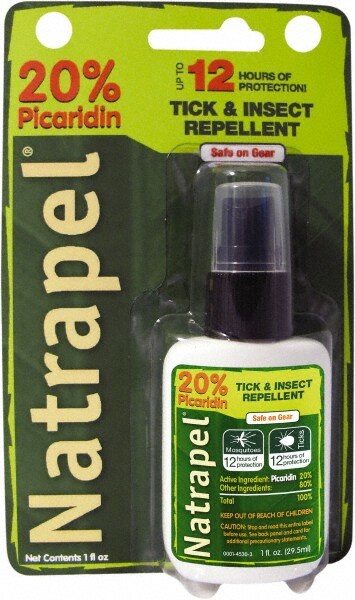 Pack of (12) 1-oz Bottles 20% Picaridin Pump Spray