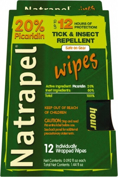 (12) 12-Sheet Packs 20% Picaridin Towelettes