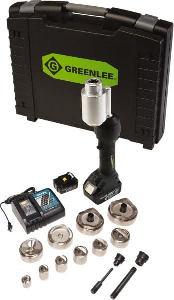 Greenlee LS100X11SBSP4 16 Piece, 0.88 to 4.5445" Punch Hole Diam, Hydraulic Knockout Set 