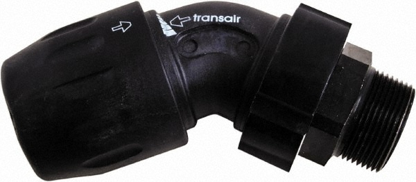 Transair 6619 40 44 Air Hose 45 degrees Male Elbow: Plastic 