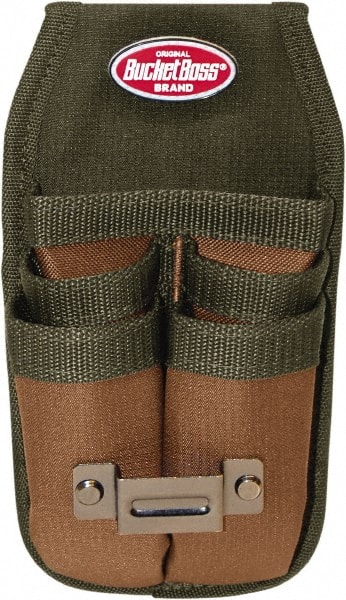 Tool Pouch: 1 Pocket, Polyester, Brown