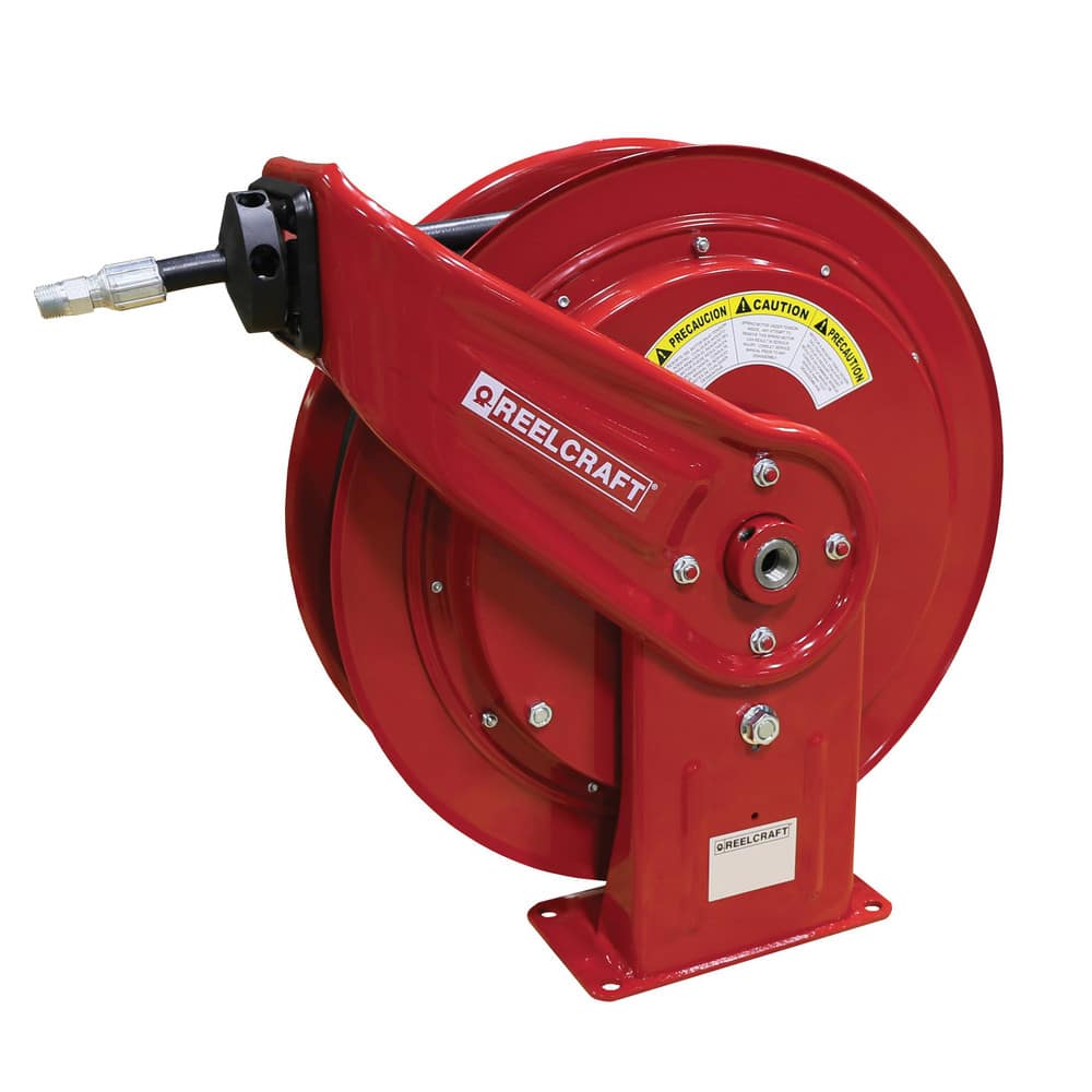 Reelcraft HD76075 OMP Hose Reel with Hose: 3/8" ID Hose x 75, Spring Retractable 