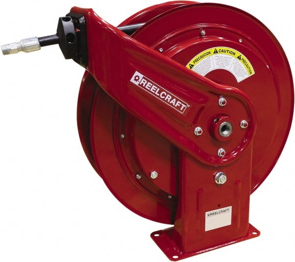 Reelcraft HD76050 OMP Hose Reel with Hose: 3/8" ID Hose x 50, Spring Retractable 