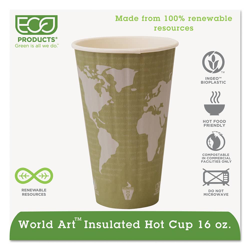 Ability One - Pack of (1,000) 16 oz Paper Cold Cups - 78499902