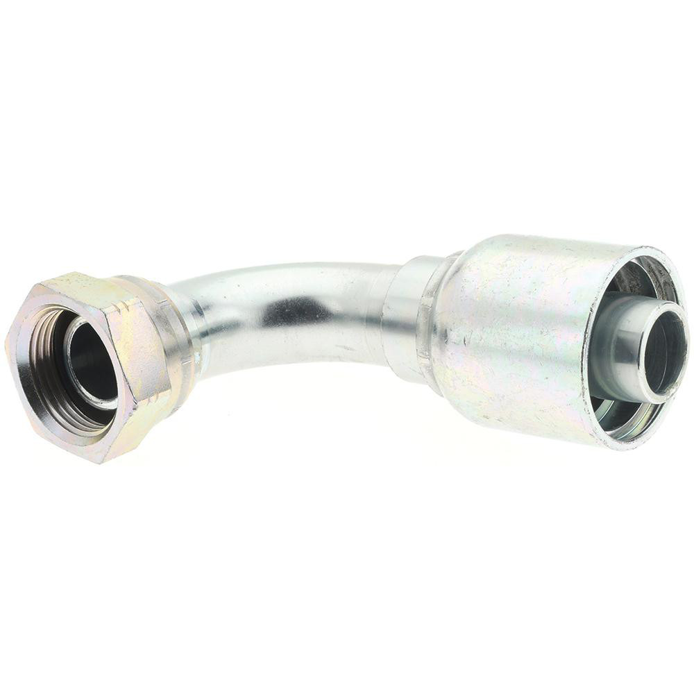 Hydraulic Hose SAE Code 61 Flange 90 ° Elbow: 0.625" ID, 10 mm