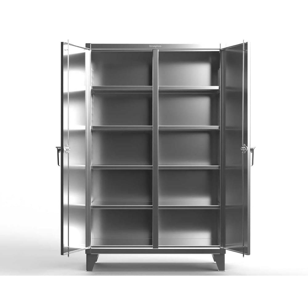 Strong Hold - Stainless Steel Double Shift Cabinet: 60