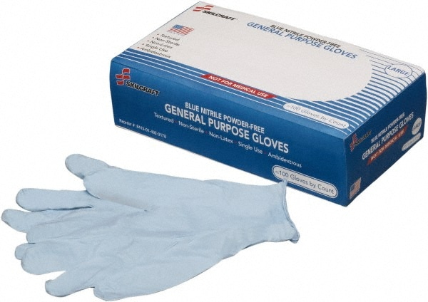 Ability One - Work Gloves: Size Large, Not Lined, Leather, Spandex & Gel  Padded, Impact - 73052714 - MSC Industrial Supply