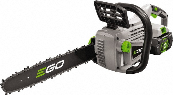 EGO Power Equipment 56 Volt, Battery Powered Chainsaw - 16" Guide Bar Length, 6,800 RPM, 3/8" Chain Pitch, 0.043 Chain Gauge | Part #CS1600