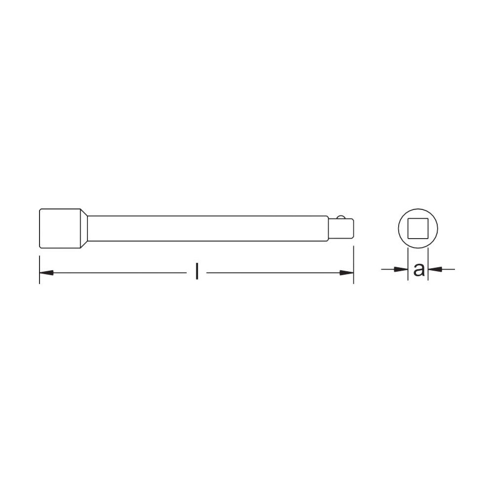 CS Unitec - Socket Extensions: Tool Type: Extension Bar; Extension Type ...