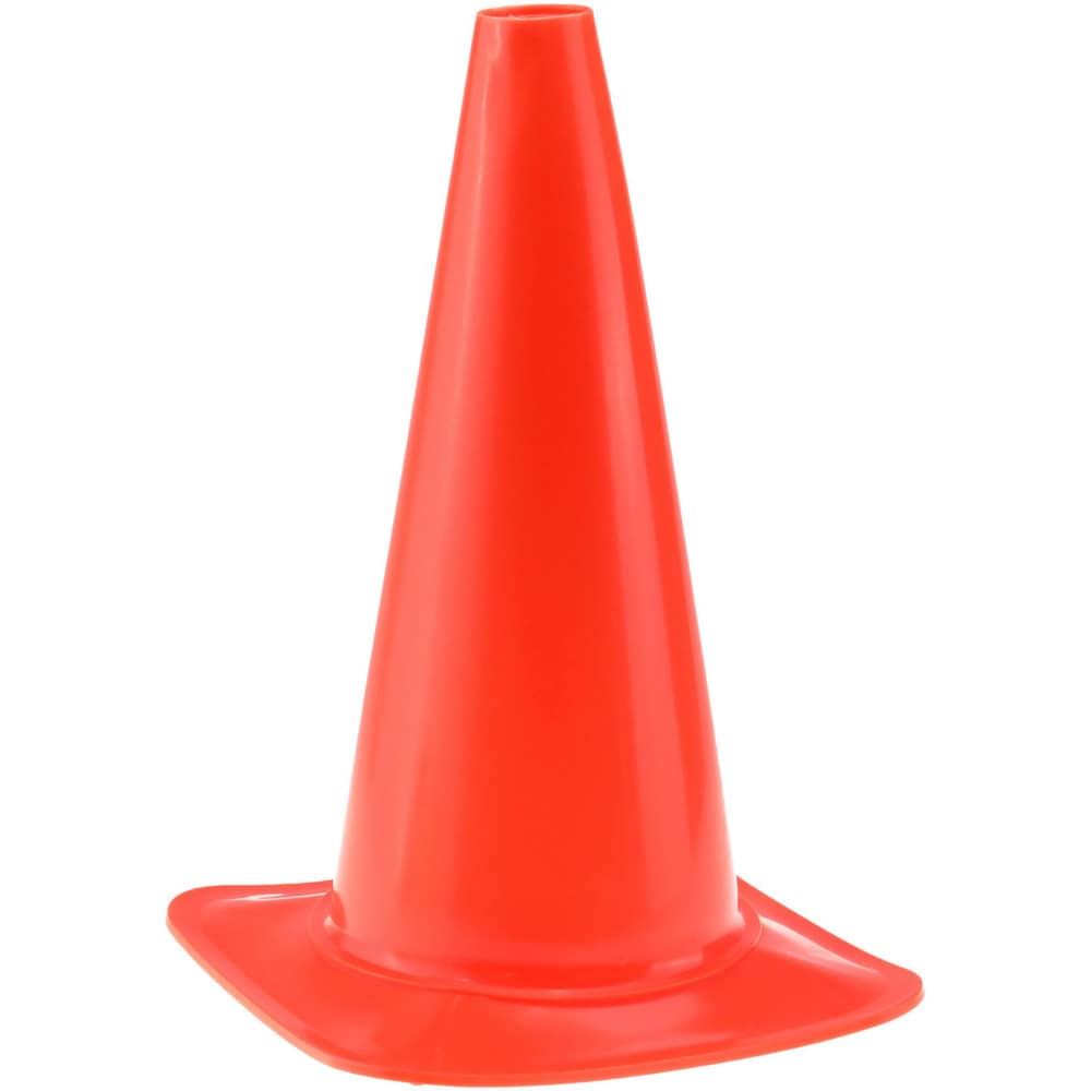 Sport Cone: 18" OAH, Fluorescent Orange