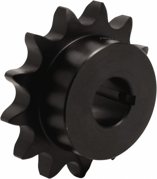 Finished Bore Sprocket: 15 Teeth, 5/8" Pitch, 3/4" Bore Dia - 3.307" OD, Alloy Steel