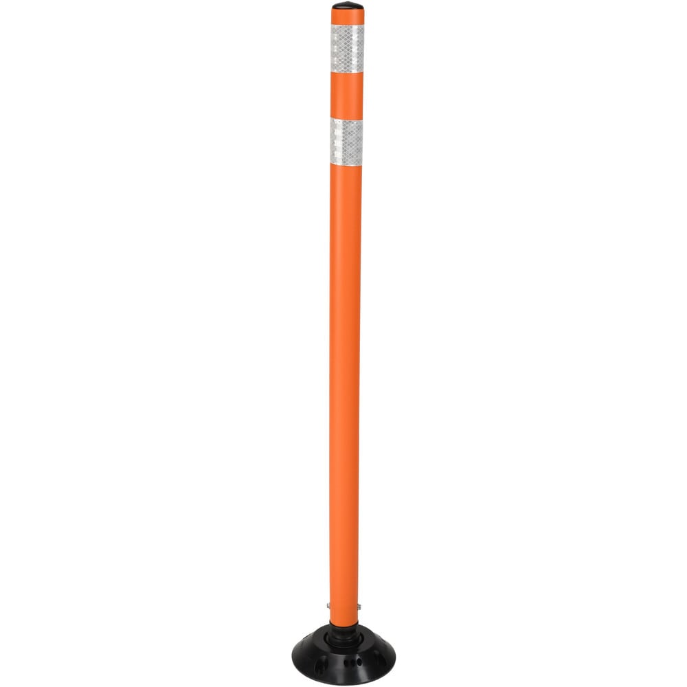 48" High x 3" Wide Reflective Tubular Surface Mount Delineator