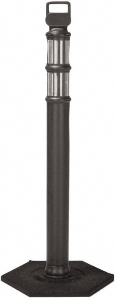 PRO-SAFE 7342-LD-BK-3-HI 46" High x 4" Wide Reflective Delineator Post Image