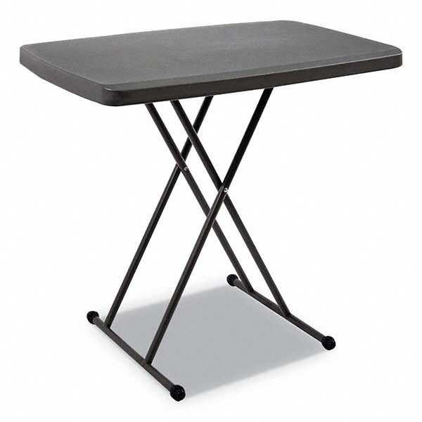Folding Table: Round, 30" OAW, 28" OAH, Polyethylene Top