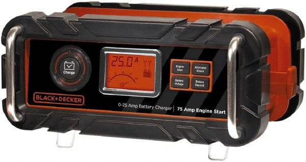 Black & Decker BC25BD 25 Amp Bench Battery Charger with 75 Amp Engine Start