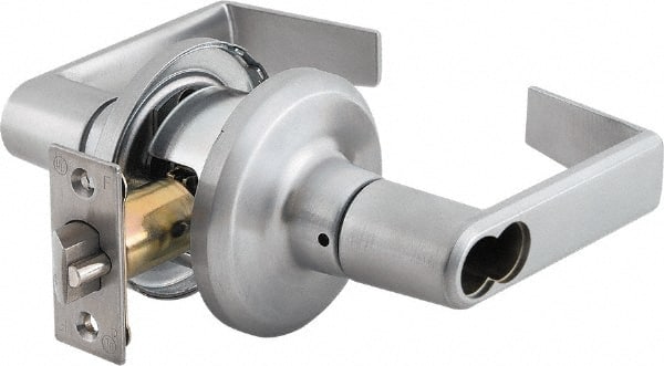 Office Lever Lockset for 1-3/8 to 1-3/4" Thick Doors