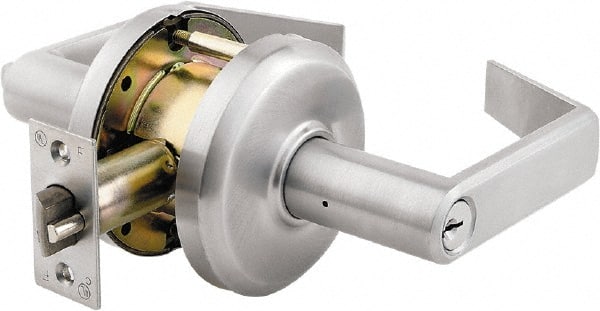 Storeroom Lever Lockset for 1-3/8 to 2" Thick Doors
