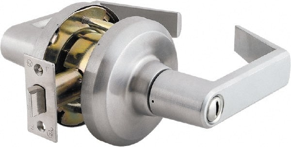 Privacy Lever Lockset for 1-3/8 to 2" Thick Doors