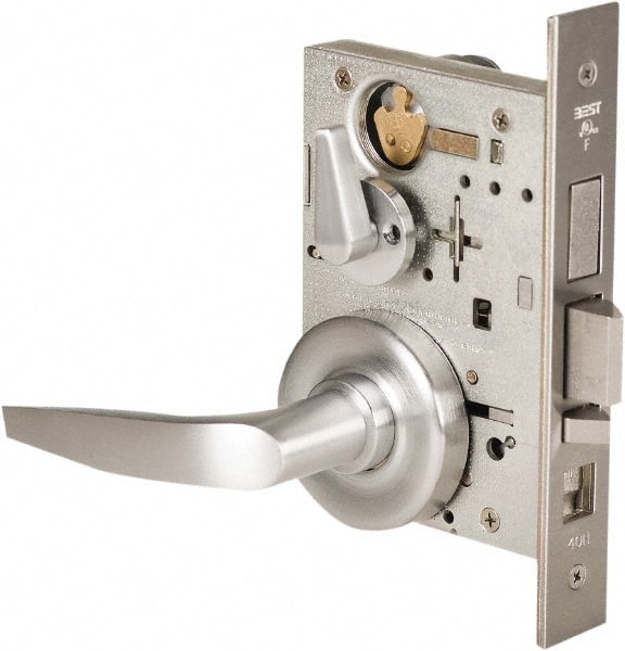 Office Lever Lockset for 1-3/4" Thick Doors