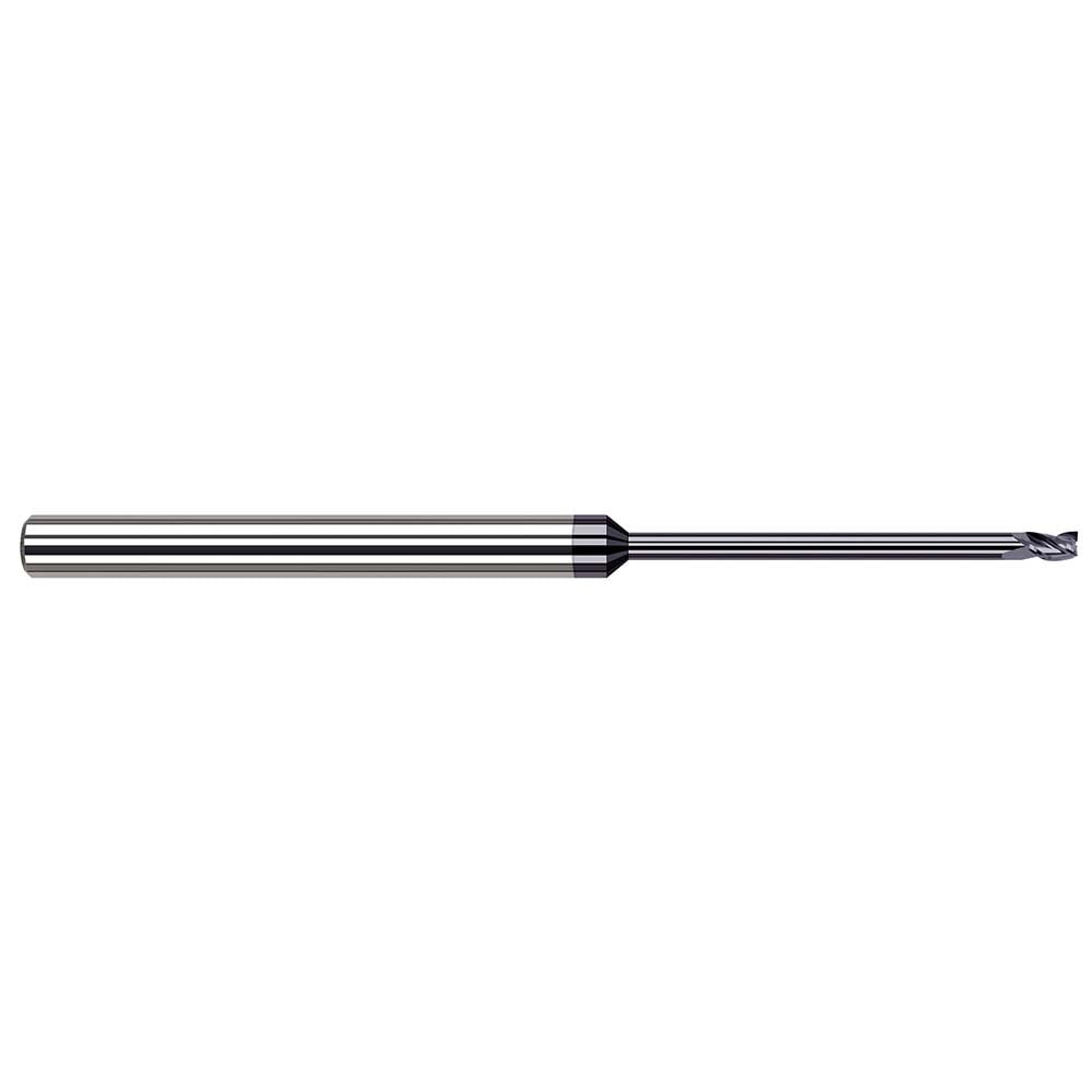 Harvey Tool 49008-C3 Square End Mill: 1/8 Dia, 3/16 LOC, 1/8 Shank Dia, 3 OAL, 3 Flutes, Solid Carbide Image