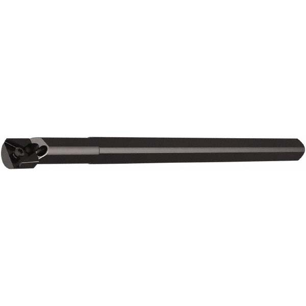 Indexable Boring Bar: A06-STUCR-2, 1/2" Min Bore Dia, Right Hand Cut, 3/8" Shank Dia, 93 ° Lead Angle, Steel