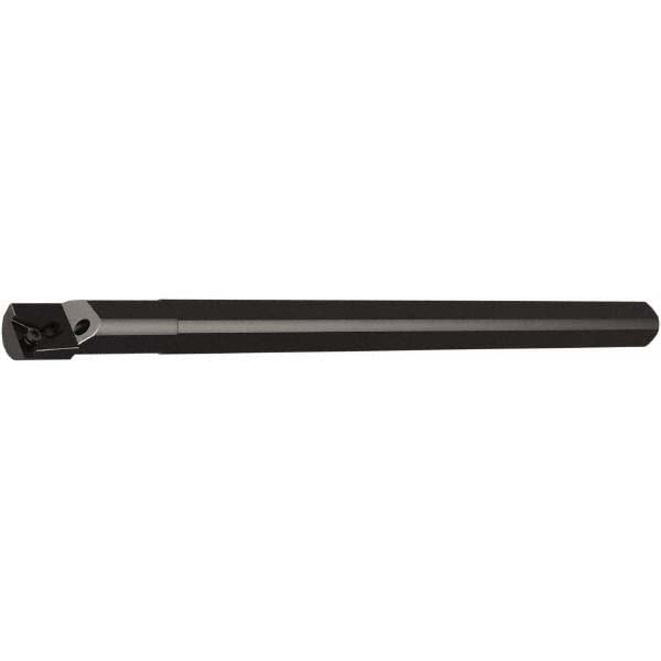 Indexable Boring Bar: A08-STUCR-2, 5/8" Min Bore Dia, Right Hand Cut, 1/2" Shank Dia, 93 ° Lead Angle, Steel