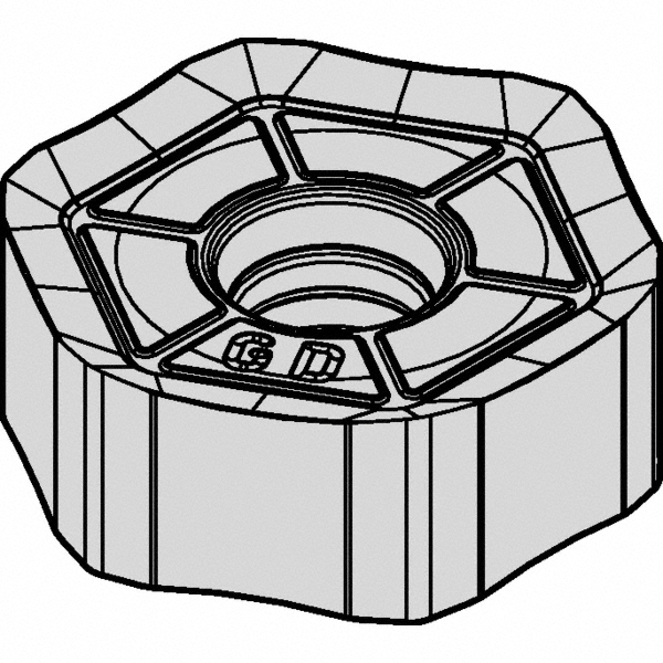 Kennametal 6178104 HNGJ535ANSNGD KCSM40 Carbide Milling Insert Image