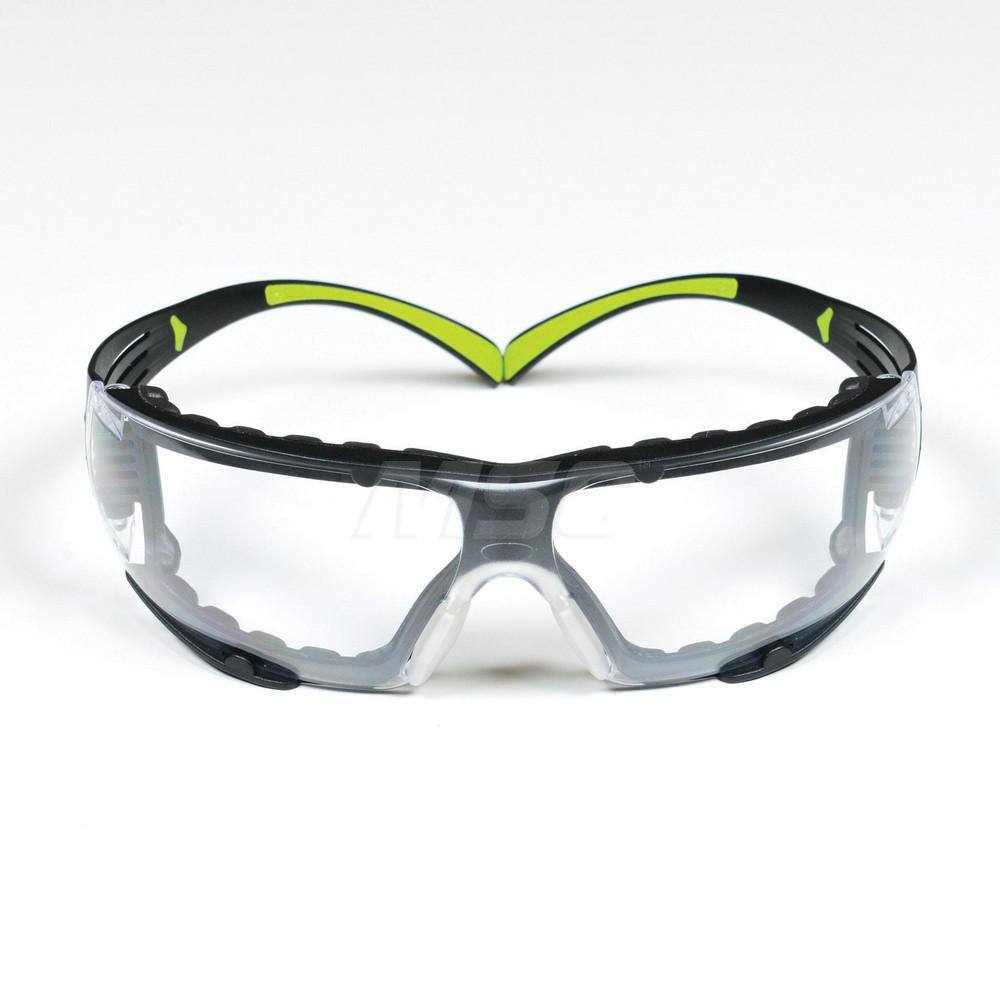 Safety Glass: Anti-Fog & Anti-Scratch, Polycarbonate, Clear Lenses, Frameless