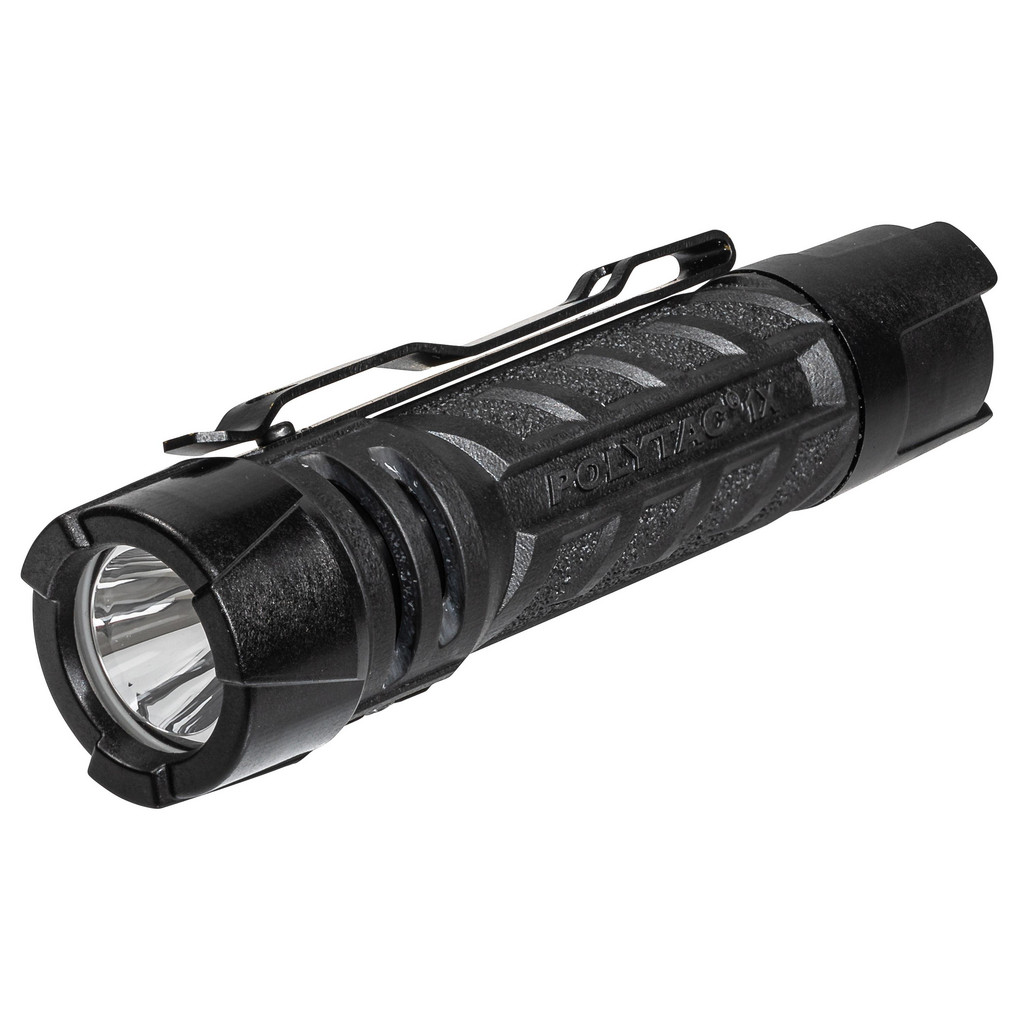 Streamlight | PolyTac® Flashlights: Flashlight Type: Tactical, Flashlight, Handheld; Bulb Type: LED; Battery Size: CR123A | Part #86000