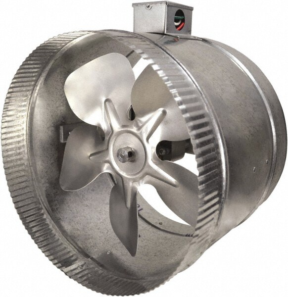 10" Diam, 1.7 Amp, 120 Volt Duct Fan