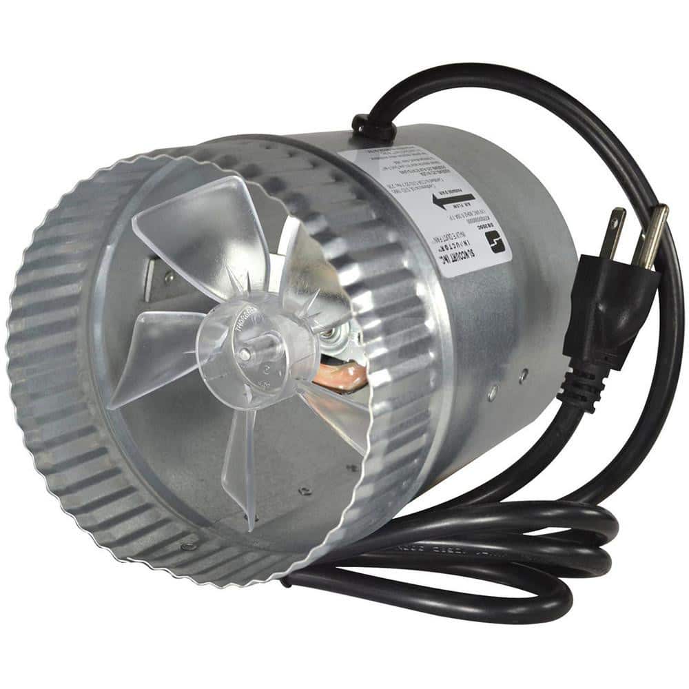 5" Diam, 0.35 Amp, 120 Volt Duct Fan