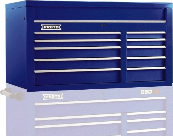 PROTO J555027-10BL Tool Chest: 10 Drawers, 25-1/4" OAD, 27" OAH, 50" OAW Image