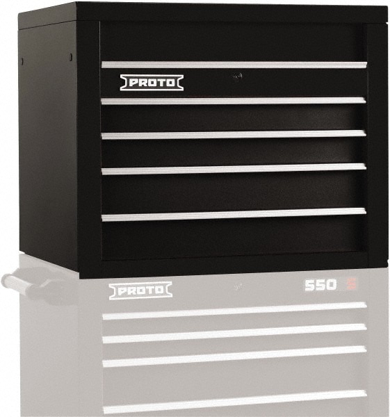 PROTO J553427-4BK Tool Chest: 4 Drawers, 25-1/4" OAD, 27" OAH, 34" OAW Image