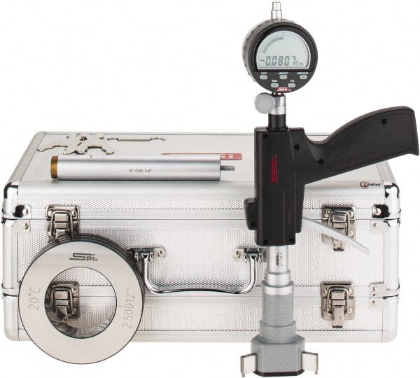 Electronic Bore Gage: 2.5 to 3" Measuring Range, 0.000200" Accuracy, 0.0001" Resolution