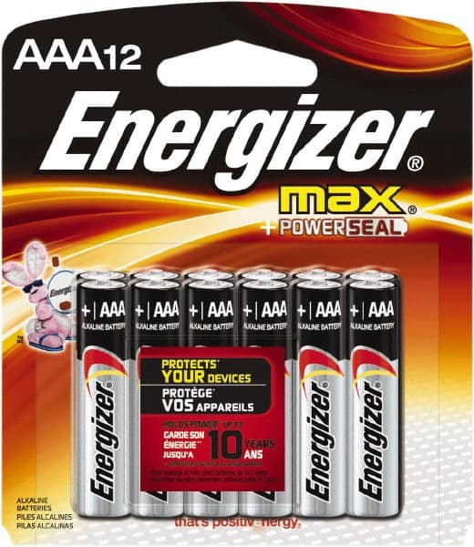 Unødvendig Tal til sæt ind Energizer? - Standard Battery: Size AAA, Alkaline - 37895463 - MSC  Industrial Supply