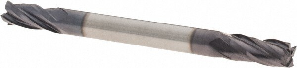 Square End Mill: 4 Flutes, Solid Carbide