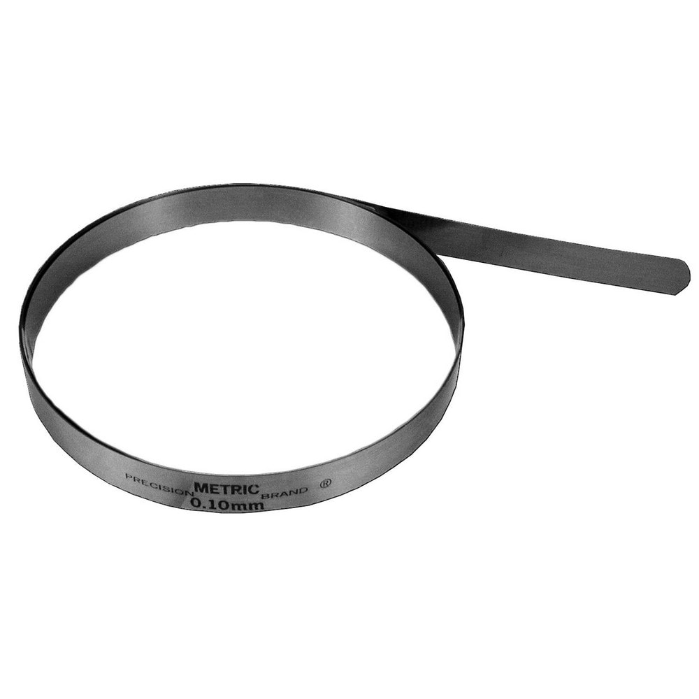 Feeler Gages; Thickness (Decimal Inch - 4 Decimals): 0.001 ; Thickness (mm): 0.05 ; Leaf Style: Flat ; Leaf Length (mm): 635 ; Fractional Leaf Length: 25 (Inch); Leaf Length (Decimal Inch): 25