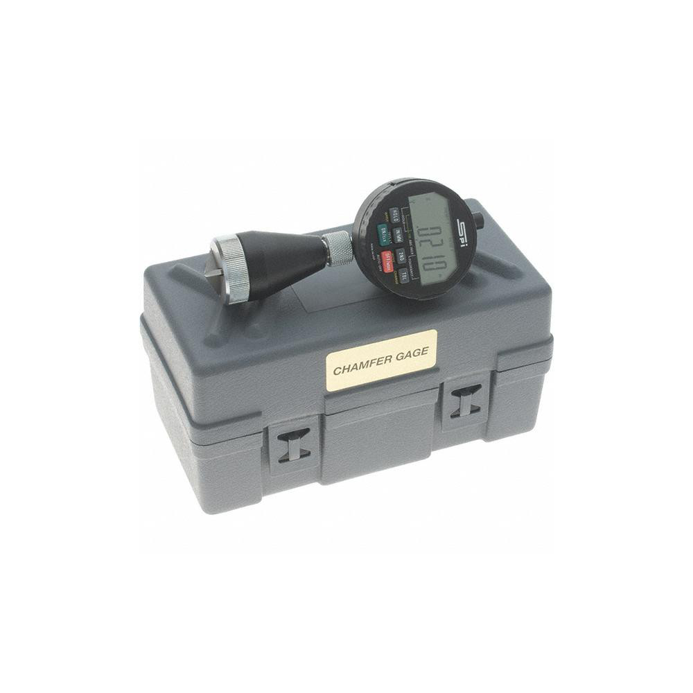 SPI 0 to 1", 90 to 127° Included Angle, Digital Chamfer Gage 37933223 MSC Industrial Supply