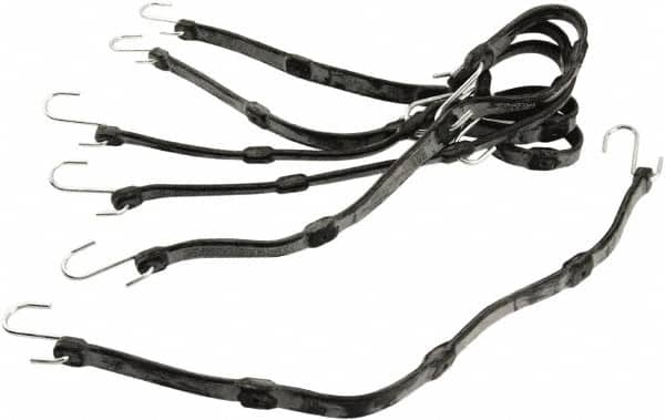 Erickson Manufacturing 6724 Adjustable Bungee Strap Tie Down: S Hook, Non-Load Rated 