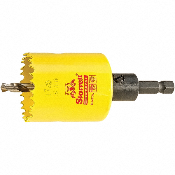 Starrett Hole Saw 17/8" Saw Dia, 2" Cut Depth MSC Industrial