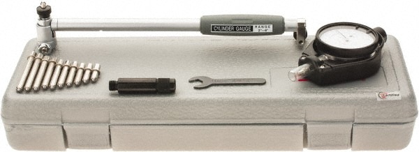 Dial Bore Gage: 2 to 6" Dia, 6" Probe Depth