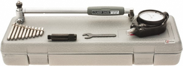 Starrett Bore Gage Set, 2-6 In, 0.0005 In Grad 3089Z-131-26J