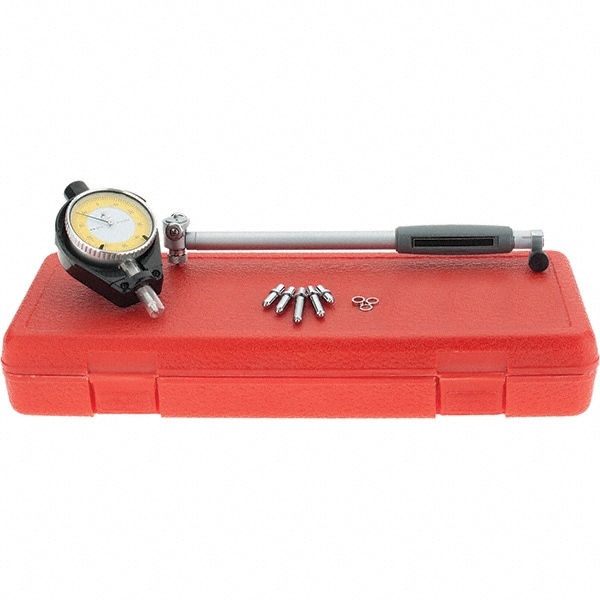 Dial Bore Gage: 1.4 to 2.4" Dia, 6" Probe Depth