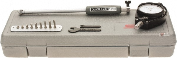 Dial Bore Gage: 0.7 to 1.5" Dia, 6" Probe Depth