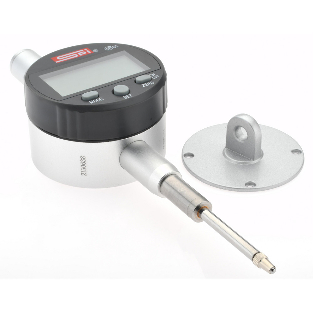 SPI Digital Electronic Drop Indicator 1" Max, 0.001200 in & 0.0200 mm Accuracy, Center Lug