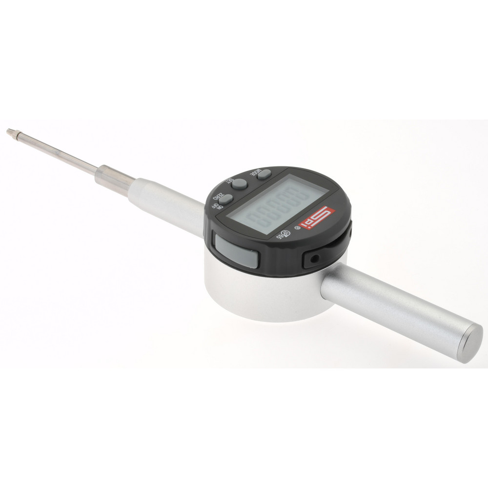 SPI Digital Electronic Drop Indicator 2" Max, 0.001200 in & 0.0200 mm Accuracy, Center Lug