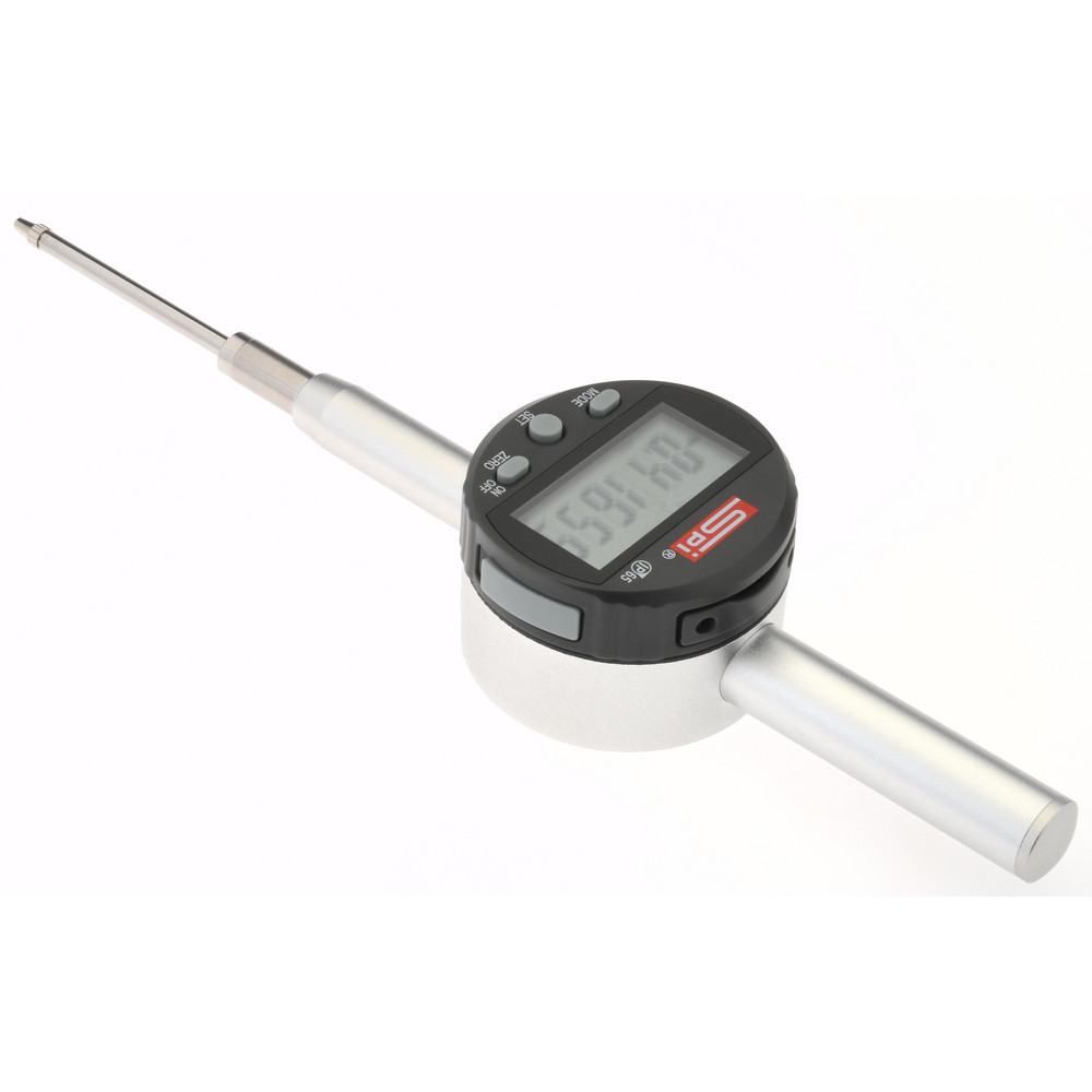 SPI Digital Electronic Drop Indicator 2" Max, 0.000250 in & 0.0060 mm Accuracy, Center Lug