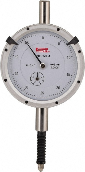 SPI CMS160725090 0.4" Range, 0-100 Dial Reading, 0.001" Graduation Dial Drop Indicator Image